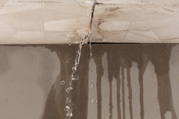 Professional Sewage Cleanup technician working in Foxboro, MA